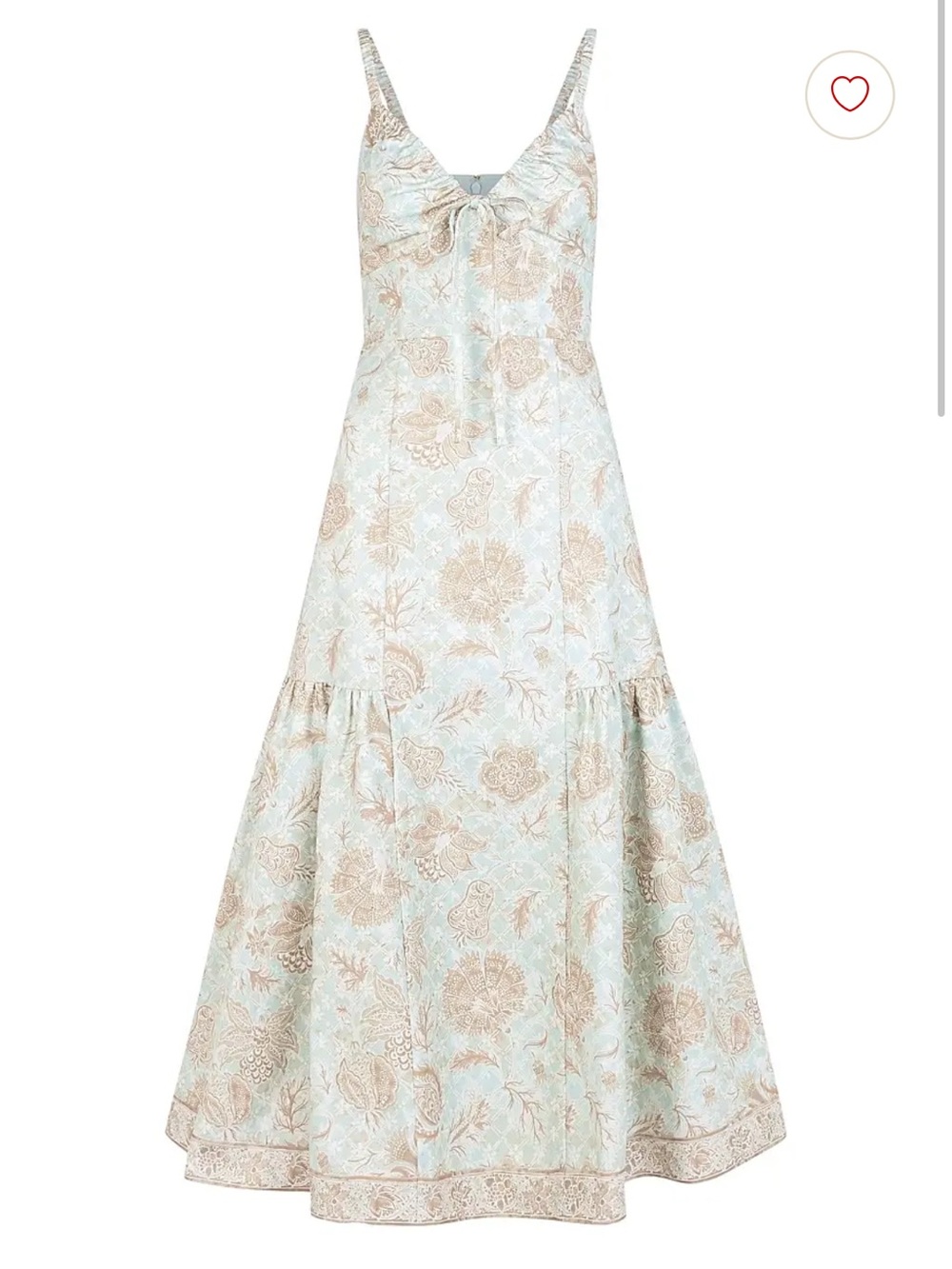 Hill house home Women's The Lillie Dress - Aqua Trellis size small